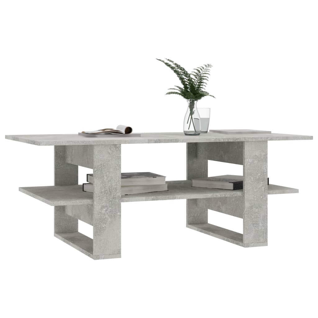 vidaXL Coffee Table Accent End Side Sofa Table with Storage Engineered Wood